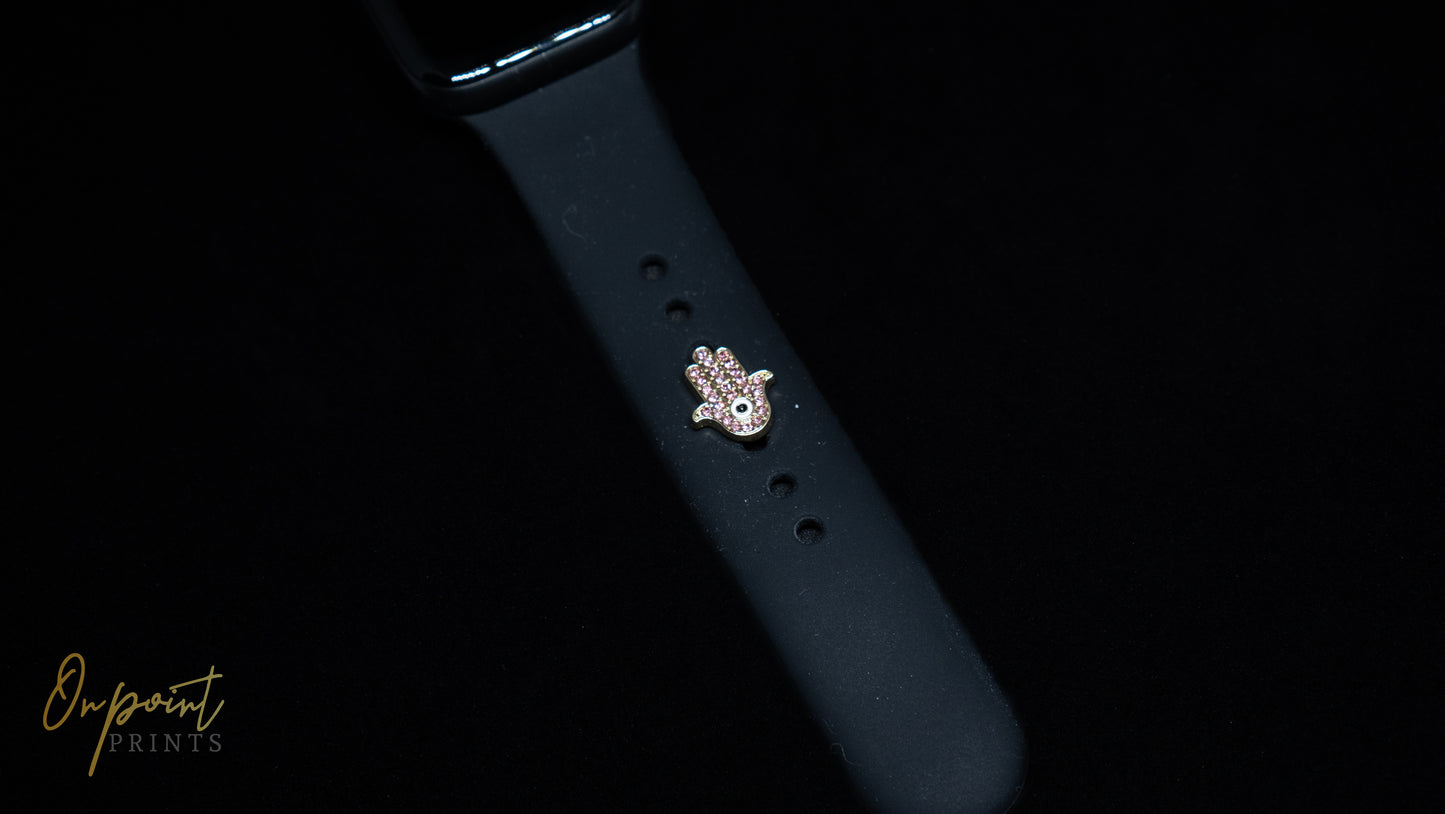 Evil eye Hand rose gold 32
