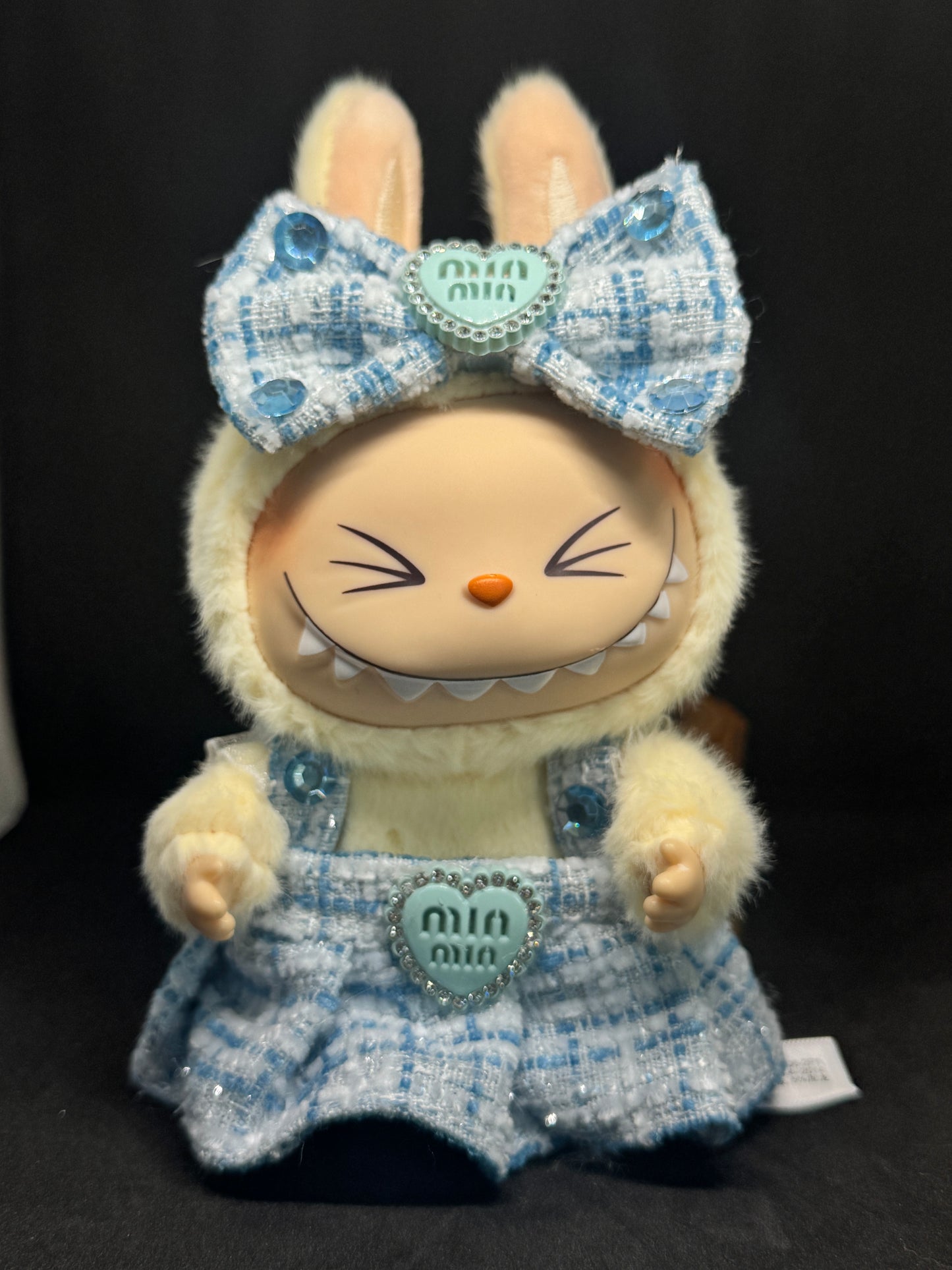 Darling Dress & Bow Two-Piece Set for Labubu (V1 & V2 Compatible)
